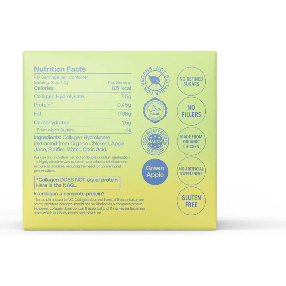 Health Nag - Bioactive Collagen Jelly - Green Apple - 400 gm