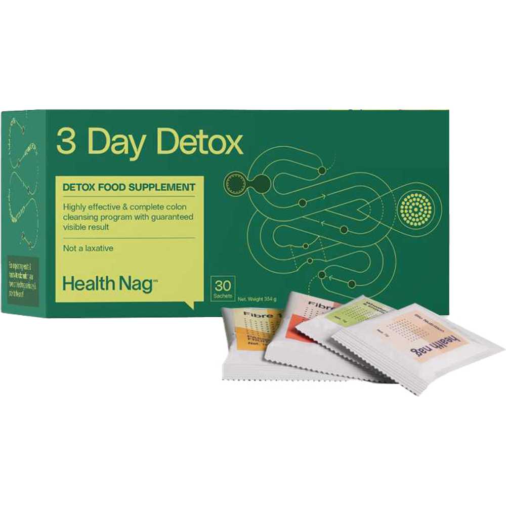 Health Nag - 3 Day Detox - Mixed Flavour - 30 Sachet