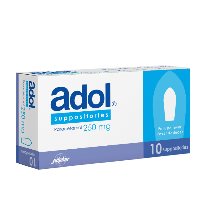 Adol 250mg - 10 Suppository