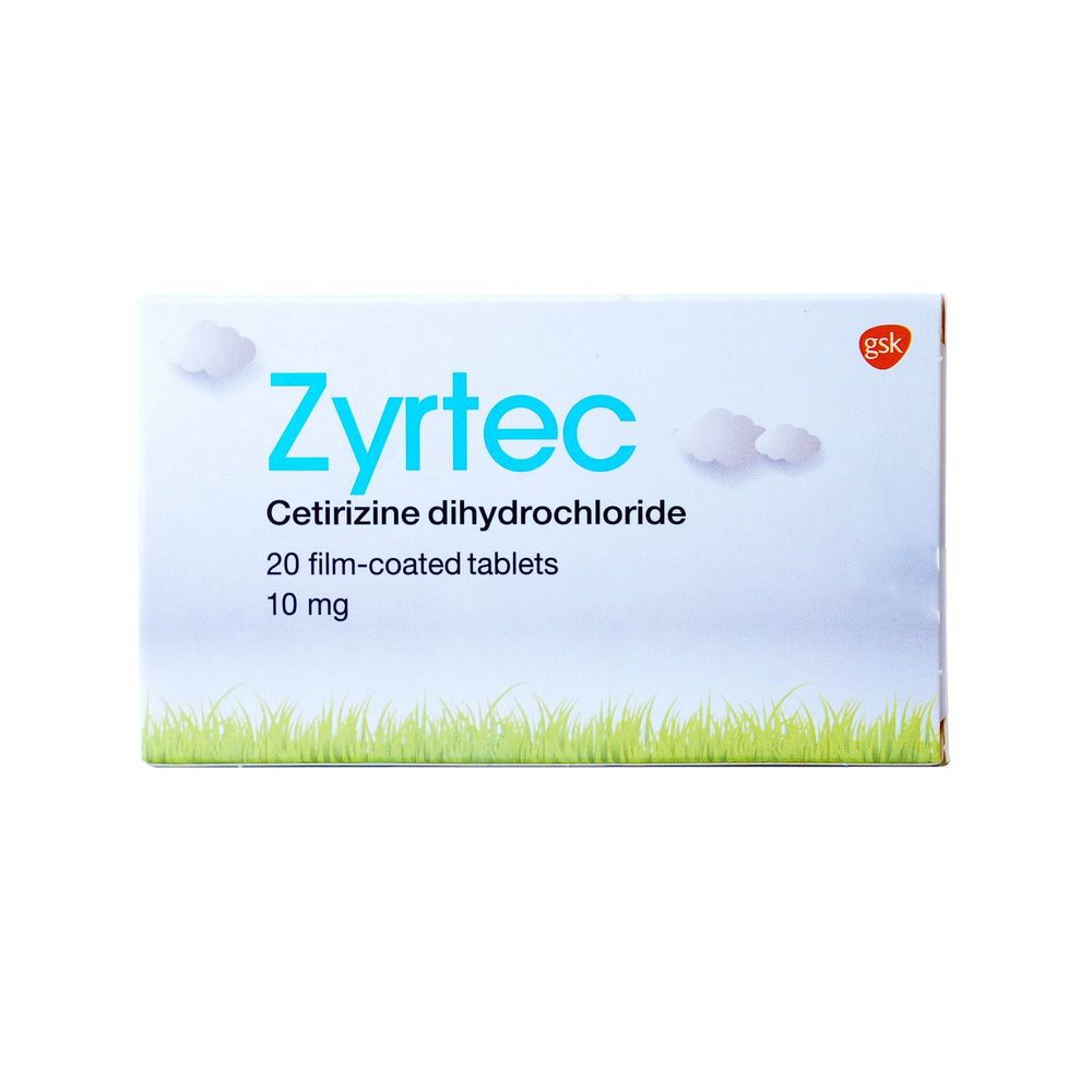 Zyrtec 10mg - 20 Tablet