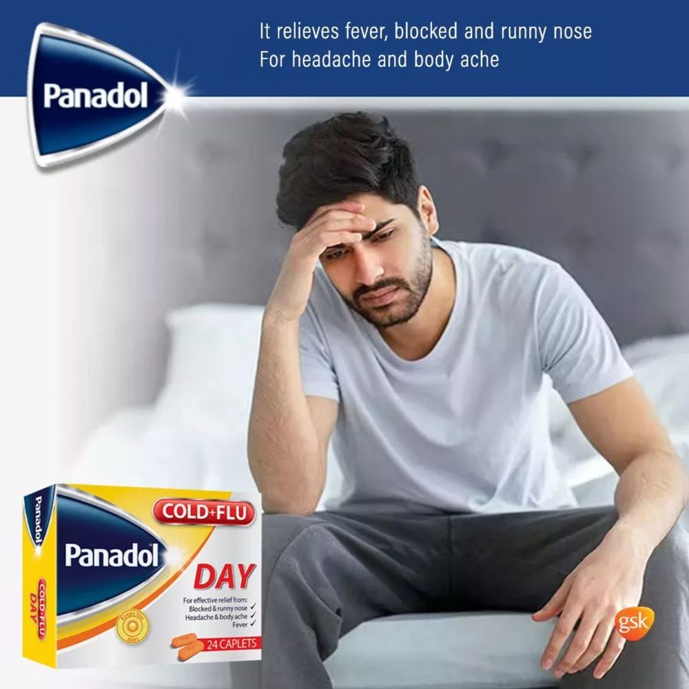 Panadol - Cold & Flu Day - 24 Tablet