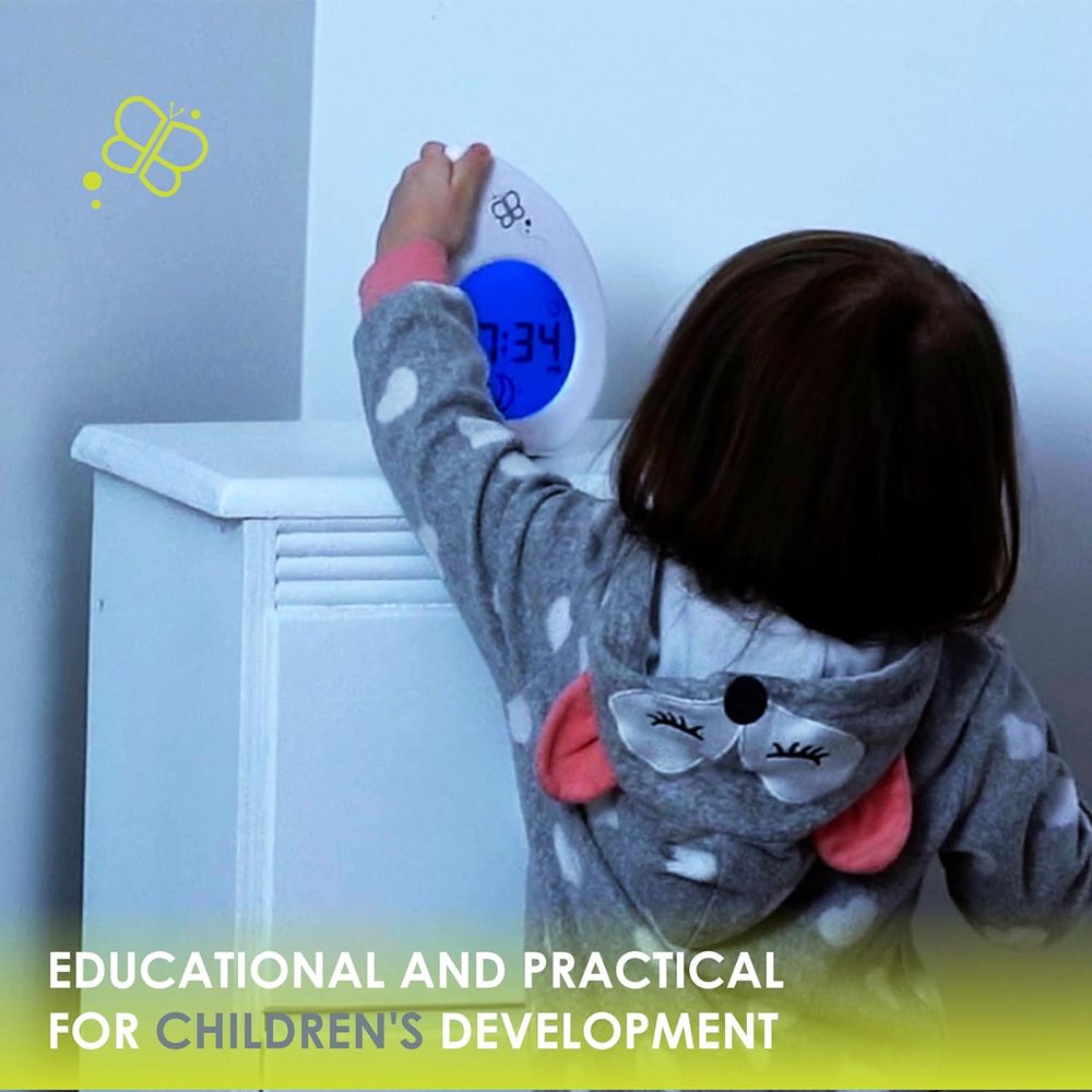 ساعة تدريب النوم 3 في 1 من بي بلوف - أبيض