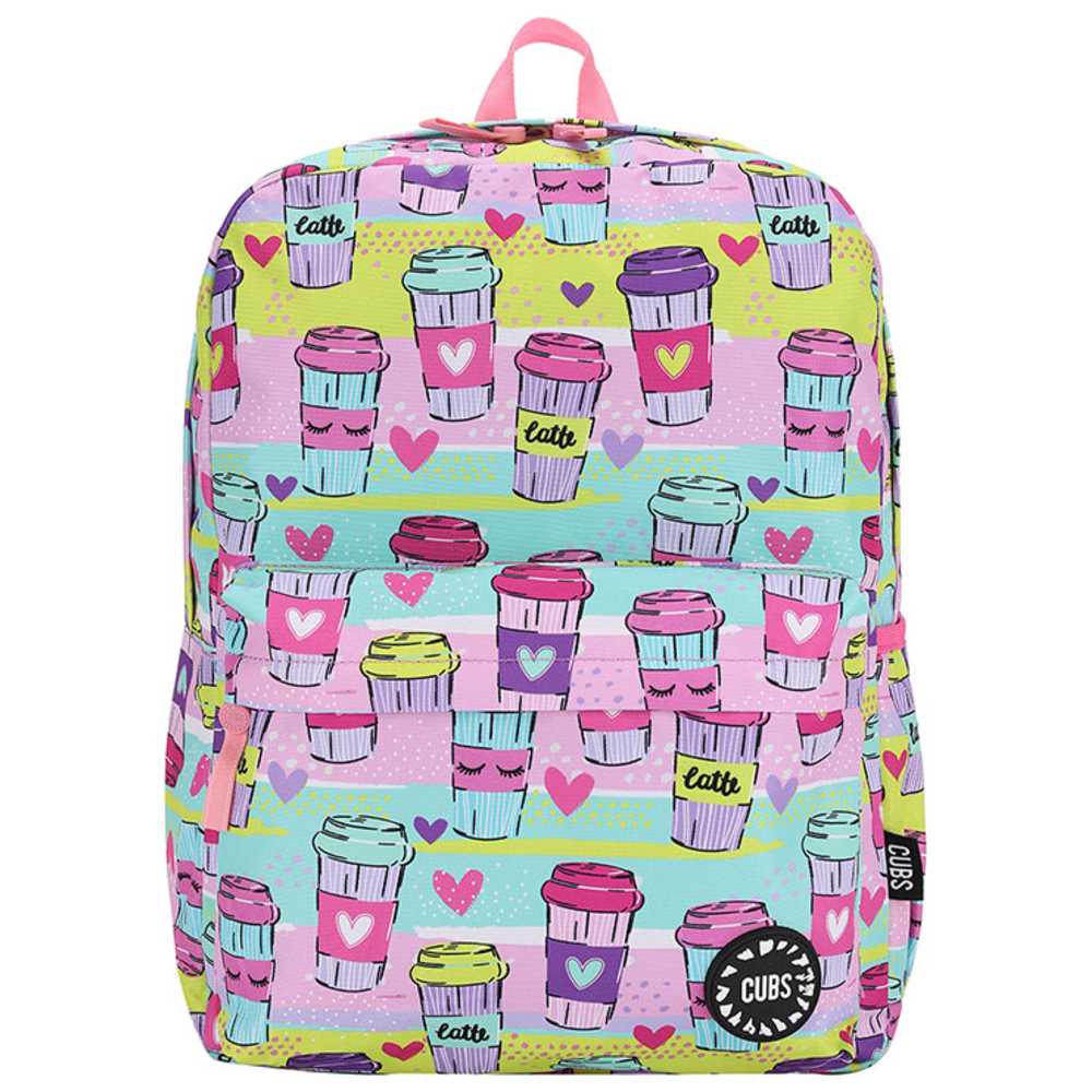 كابس - شنطة ظهر مدرسية للطلاب الصغار - لاتيه - 17.7 إنش/45 سم