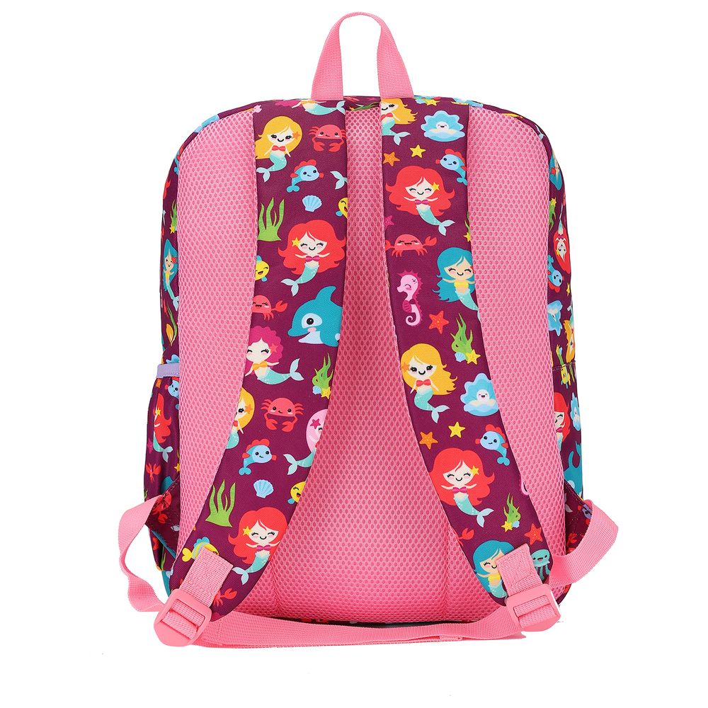 كابس - شنطة ظهر للطلاب الصغار - حورية البحر الصغيرة أرجوانية - 17.7 إنش/45 سم