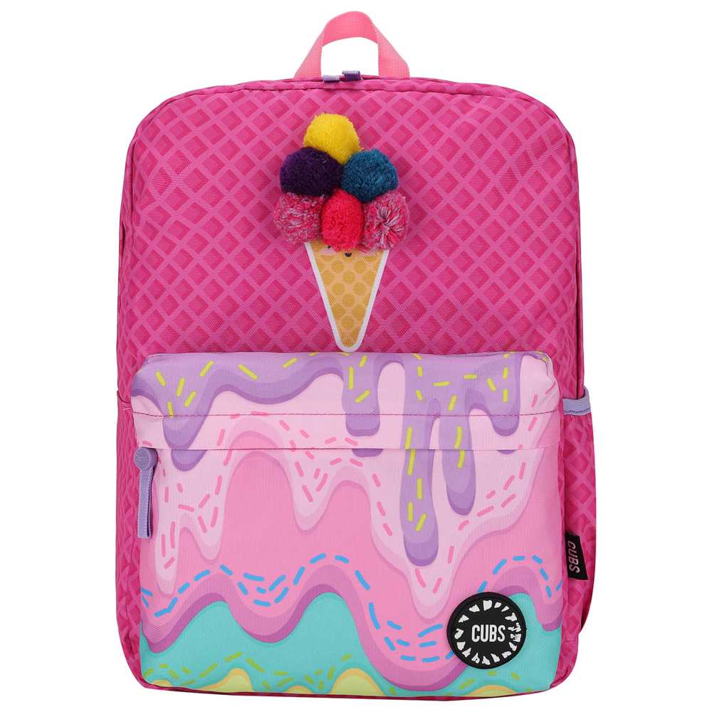 Cubs - Junior Student Backpack - Pink Ice Cream - 17.7-Inch/45cm