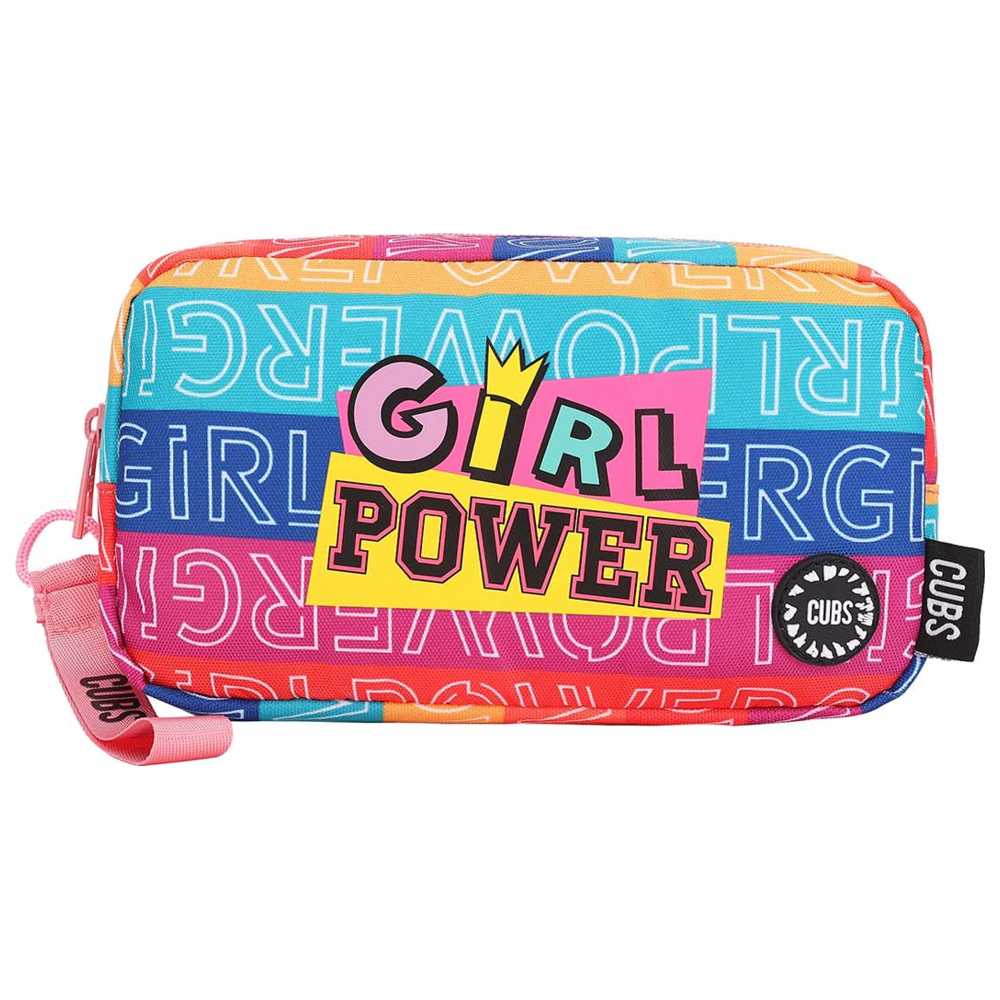 Cubs - Junior Student Pencil Case - Power Girl Stripes