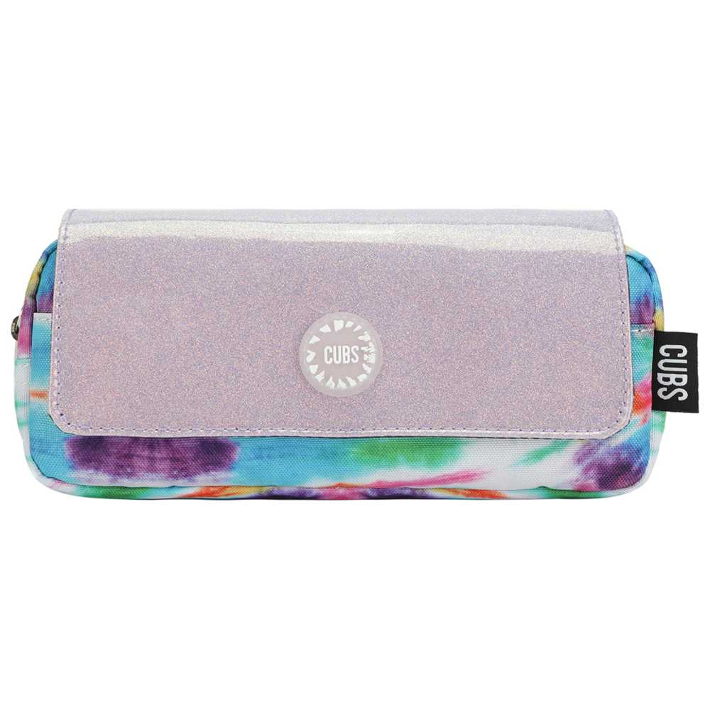 Cubs - Tie Dye Pencil Case - Pink & Purple