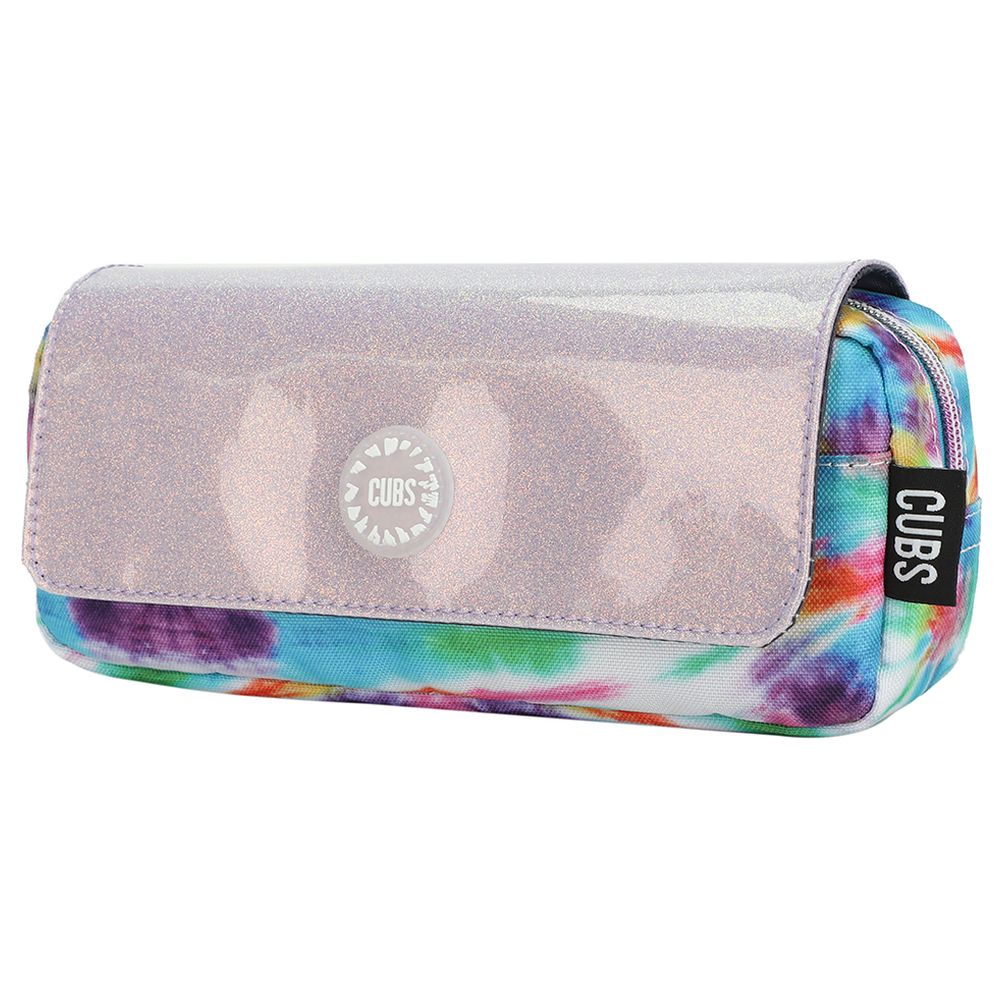 Cubs - Tie Dye Pencil Case - Pink & Purple