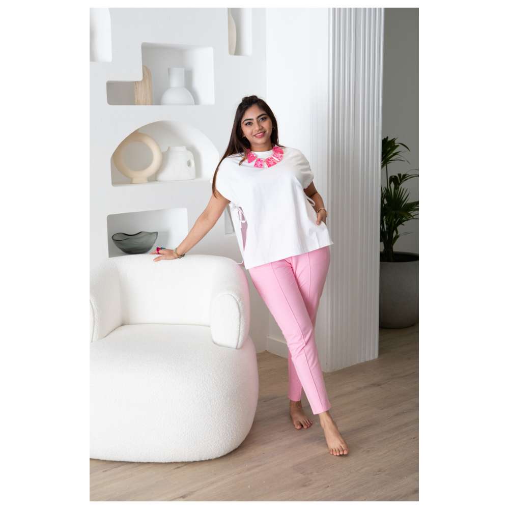 ستايل بغ - سترة نسائية قابلة للعكس سادة - أبيض