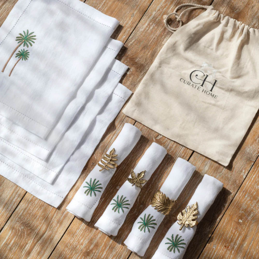 Curate Home - Firoze Table Linen Set - 12 Pcs