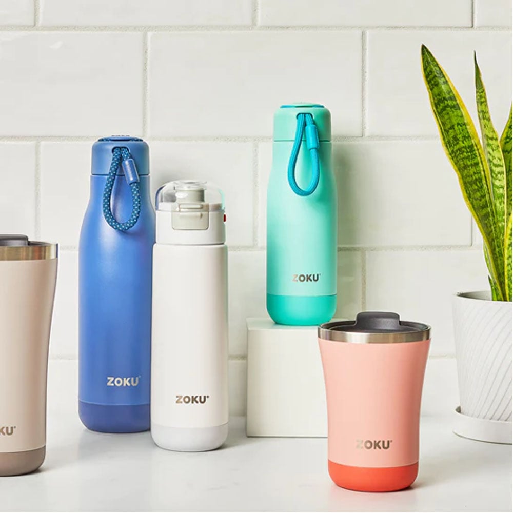 زوكو - زمزمية معزولة بالفراغ ستانلس ستيل - أكوا - 350 مل