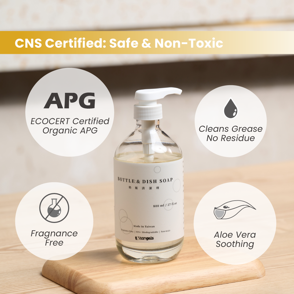 2angels - PureSprout Bottle Cleanser & Dishwash Soap - 800 ml