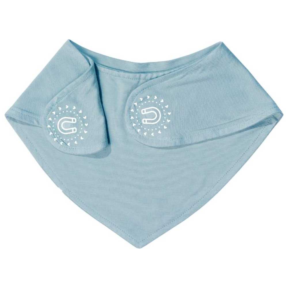 Birdie - Magnetic Bamboo Bib - Baby Blue