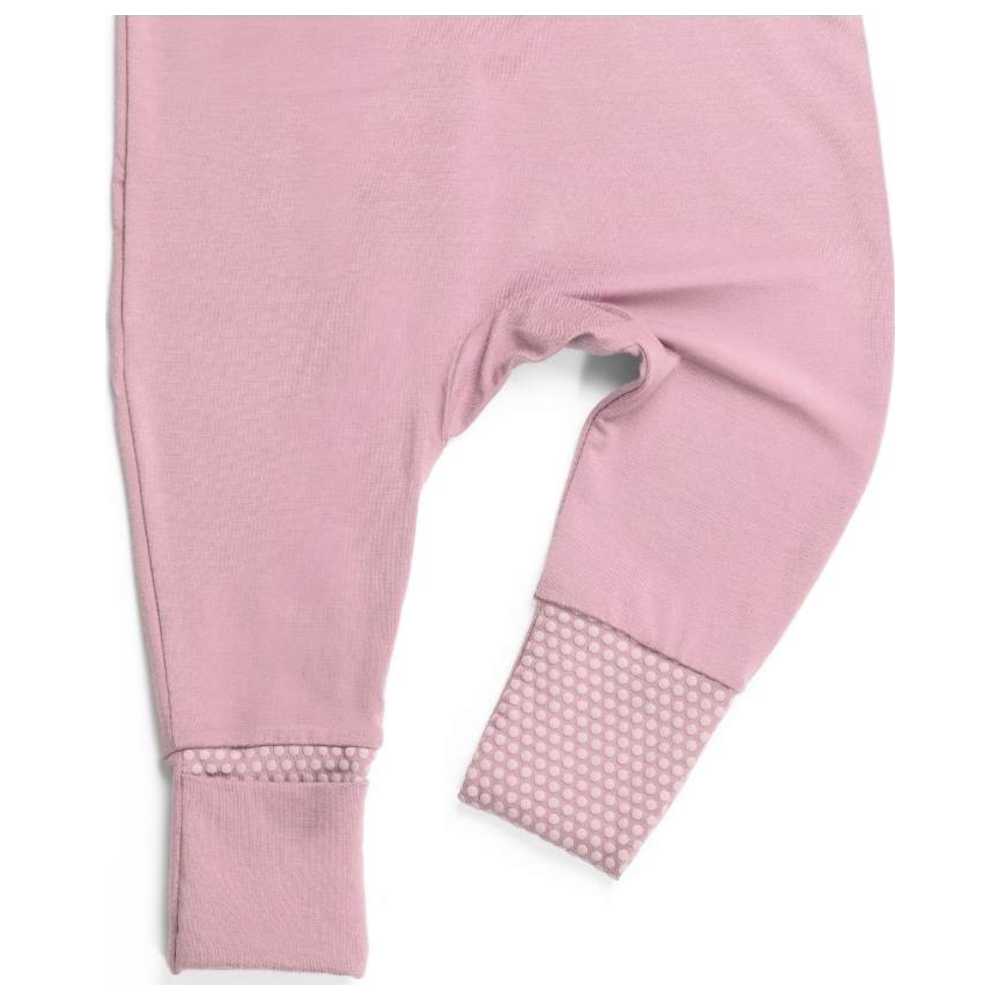 بيردي - بدلة نوم مغناطيسية من الخيزران بيبي جرو - وردي باهت