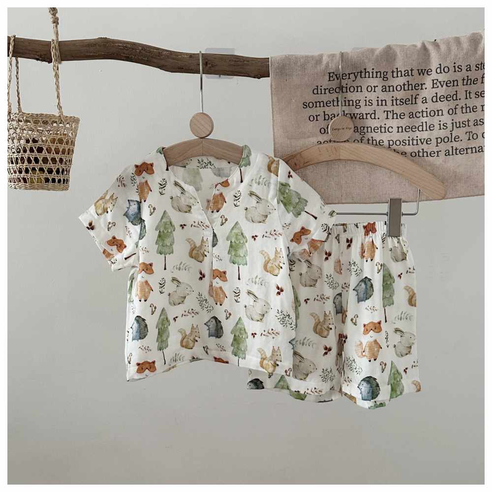 Cherubcare - 2pc-Set - The Wizard Of Oz T-Shirt & Shorts - White