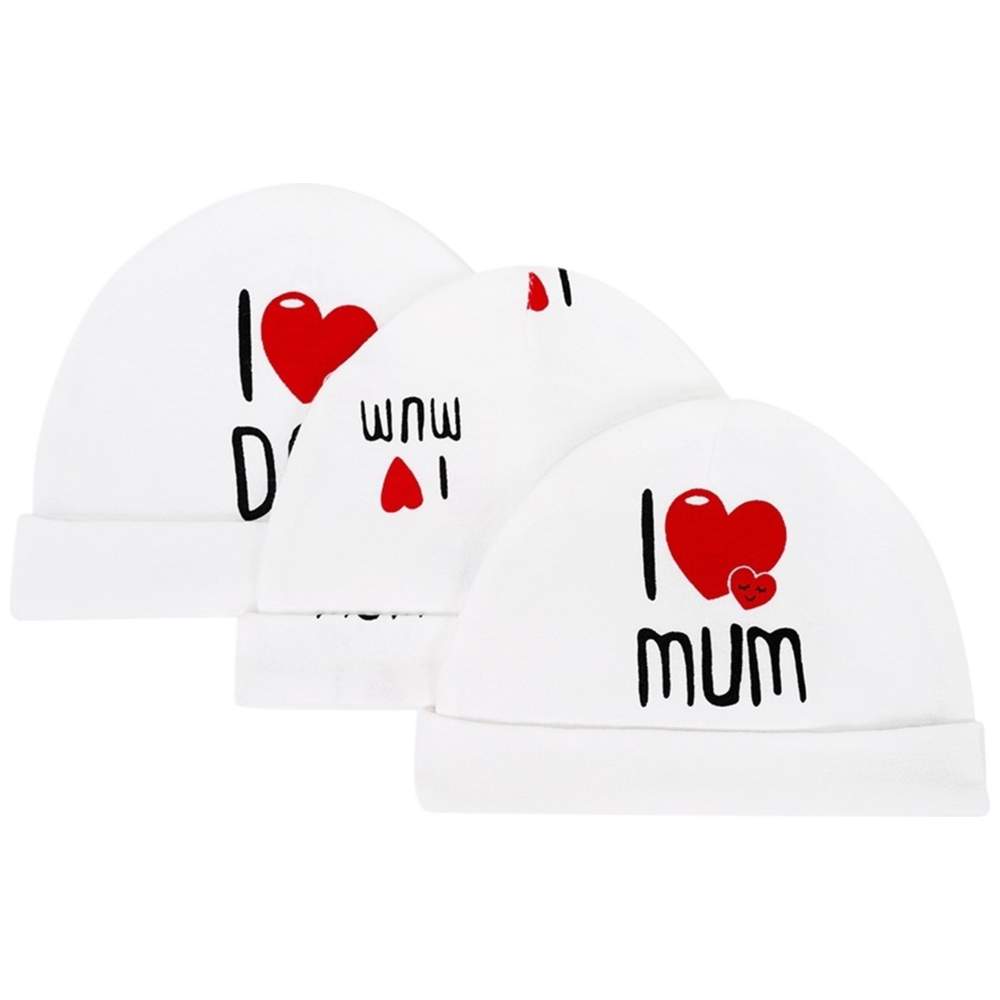 Sunnozy - 3pc-Set - Baby Beanie Cap