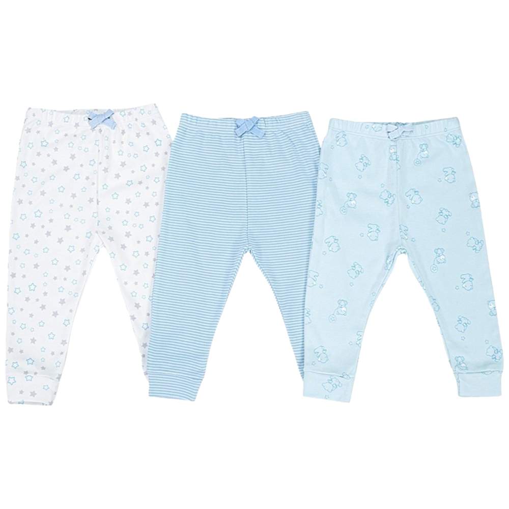 Sunnozy - 3pc-Set - Baby Boy's Pants - Star Bear