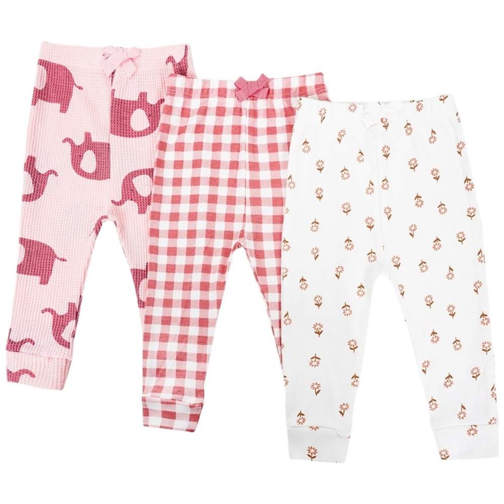 Sunnozy - 3pc-Set - Baby Pants - Elephant