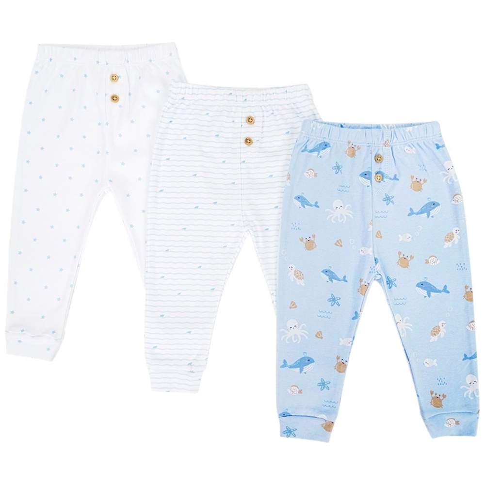 Sunnozy - 3pc-Set - Baby Boy's Pants - Ocean Kingdom