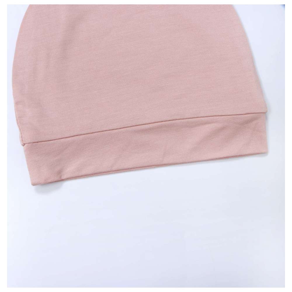 ساشي - قبعة مواليد قطنية - زهري