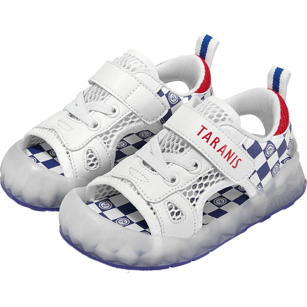 Taranis - Boy's Mesh & Rubber Sandals - Blue/White