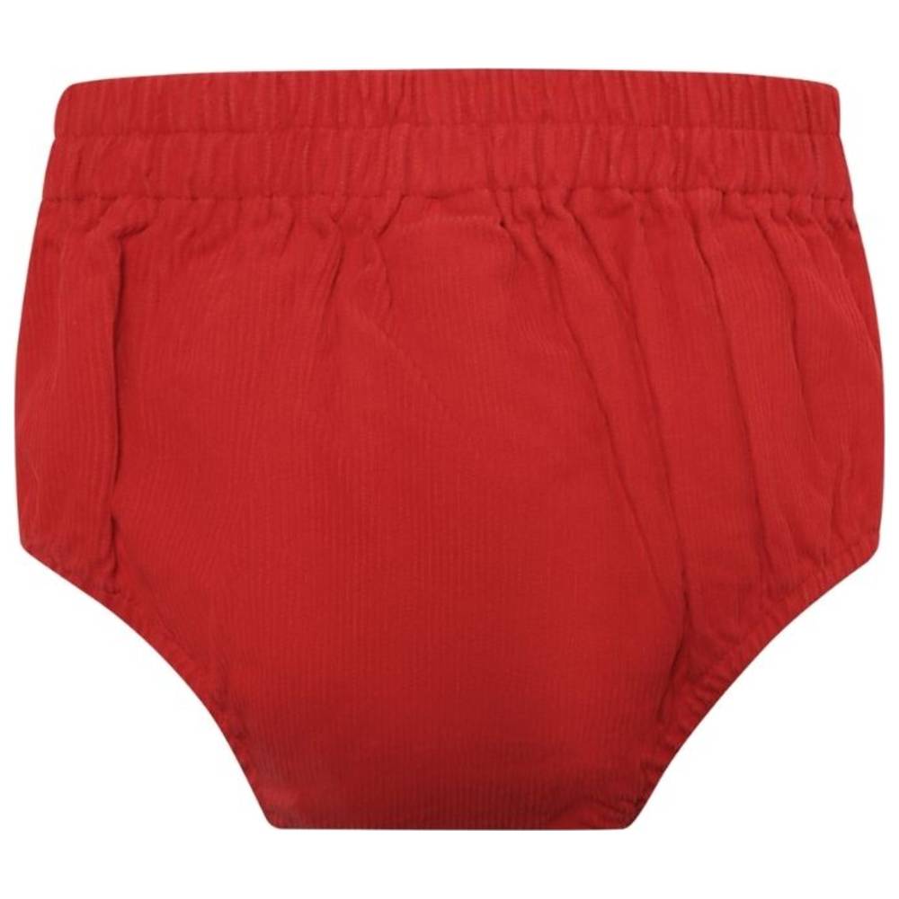 Atlas & Maya - Organic Cotton Sailor Corduroy Shorts - Red