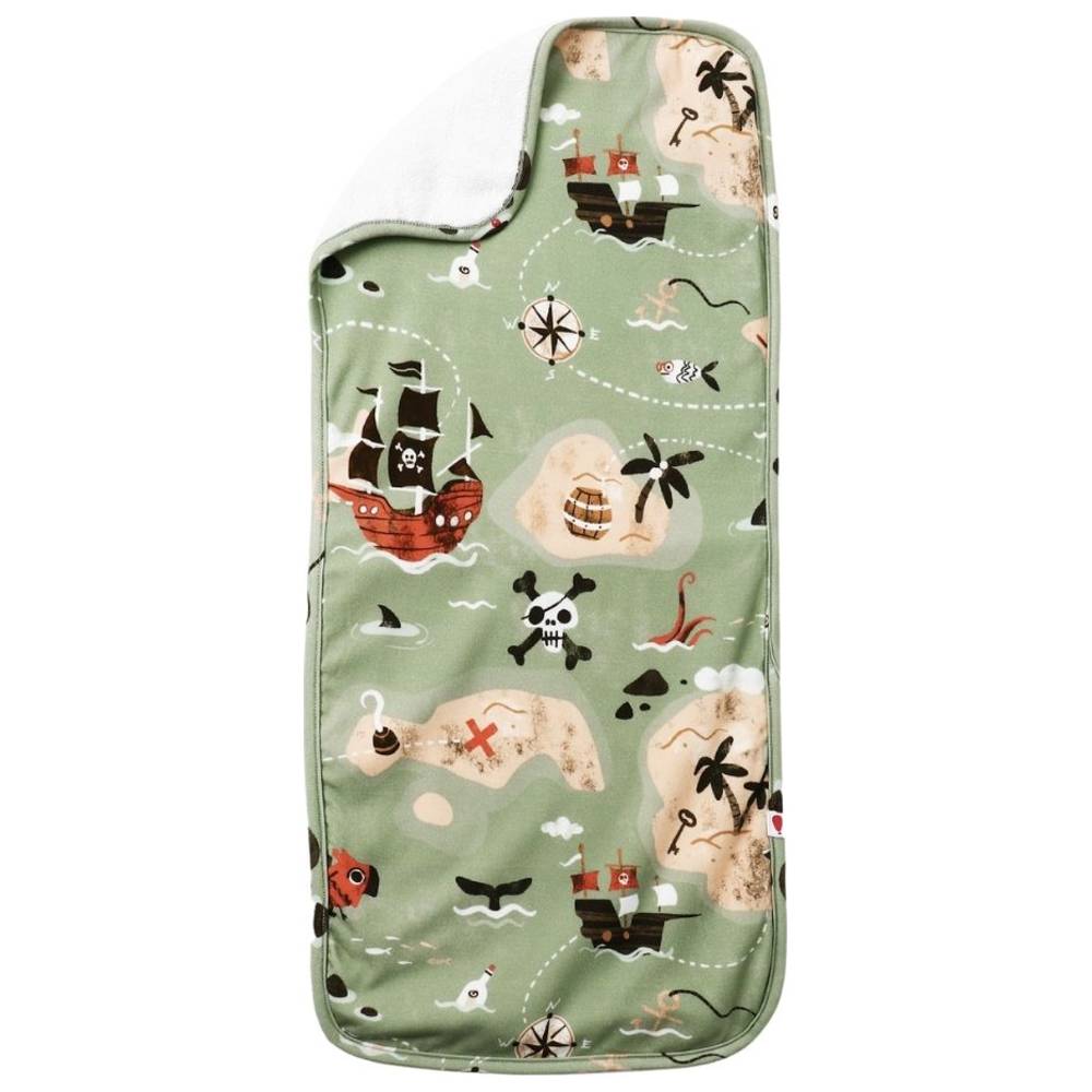 Atlas & Maya - Super Absorbent Bamboo Burp Cloth - Pirate Bay