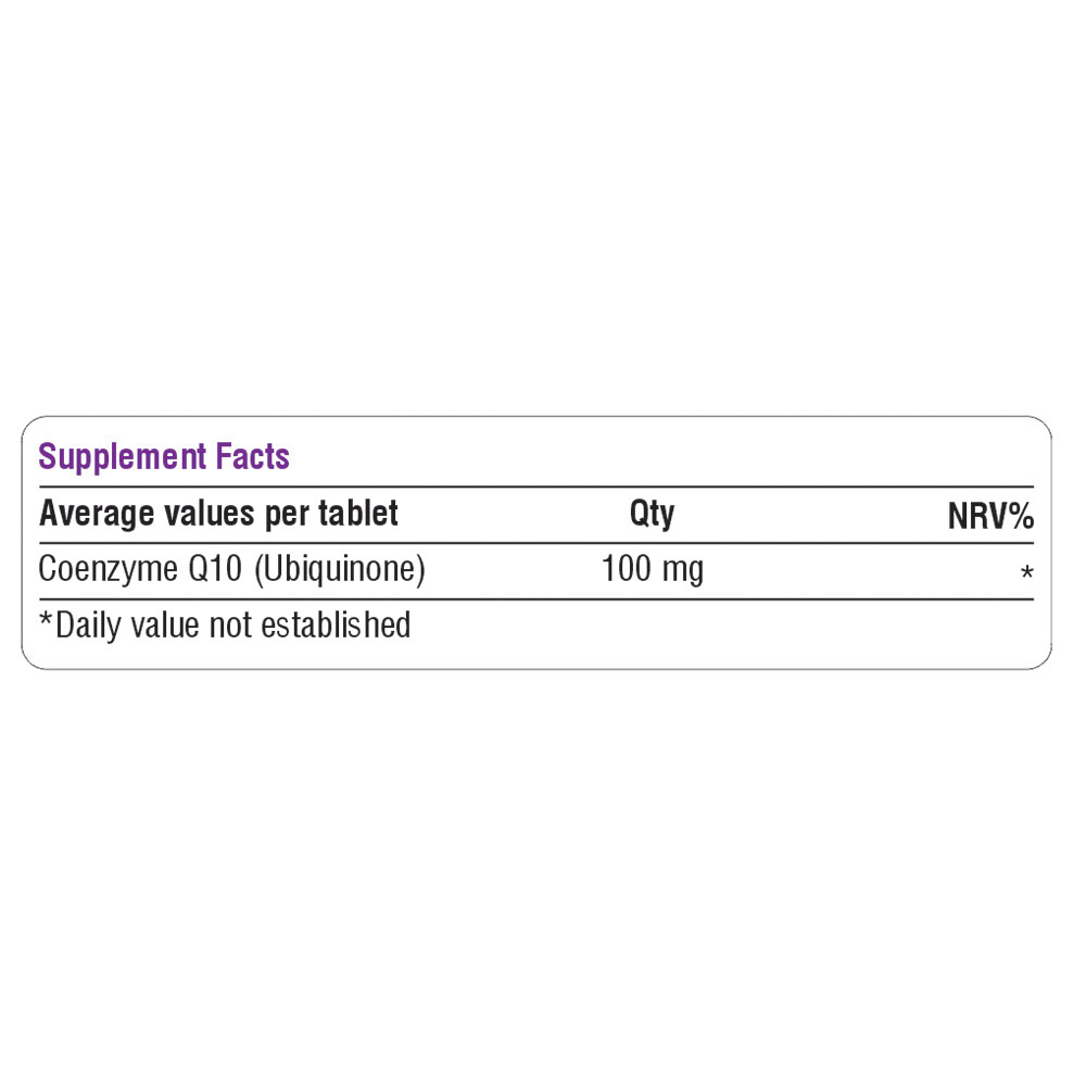لايف أون - حبوب إنرجايزر كوك-لايف أنزيم مرافق Q10 بتركيز 100 ملغ - 30 حبة