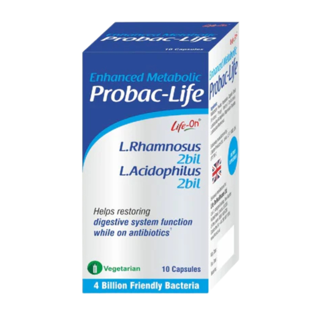 Life On - Enhanced Metabolic Probac-Life Capsules - 10 Pcs
