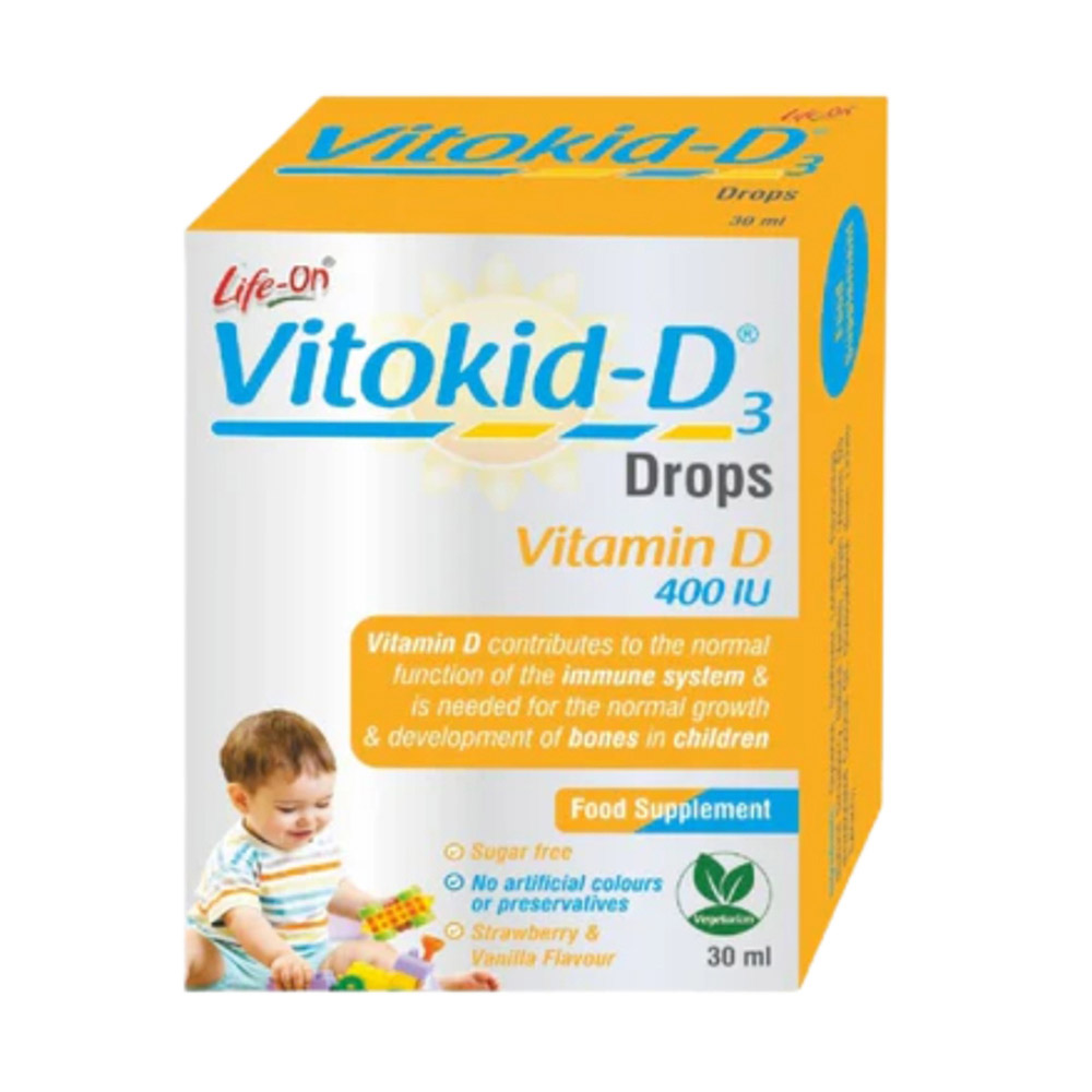 Life-On - Vitokid-D3 400 IU Oral Drops - 30 ml