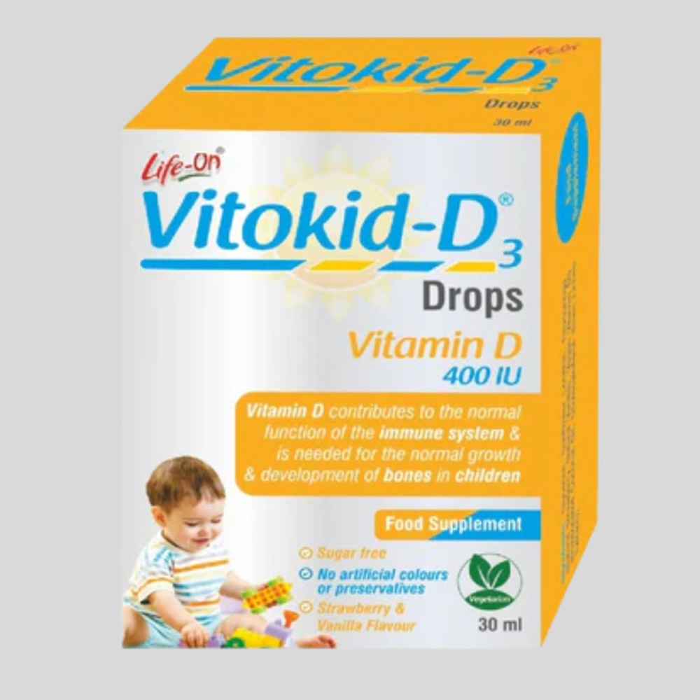 Life-On - Vitokid-D3 400 IU Oral Drops - 30 ml