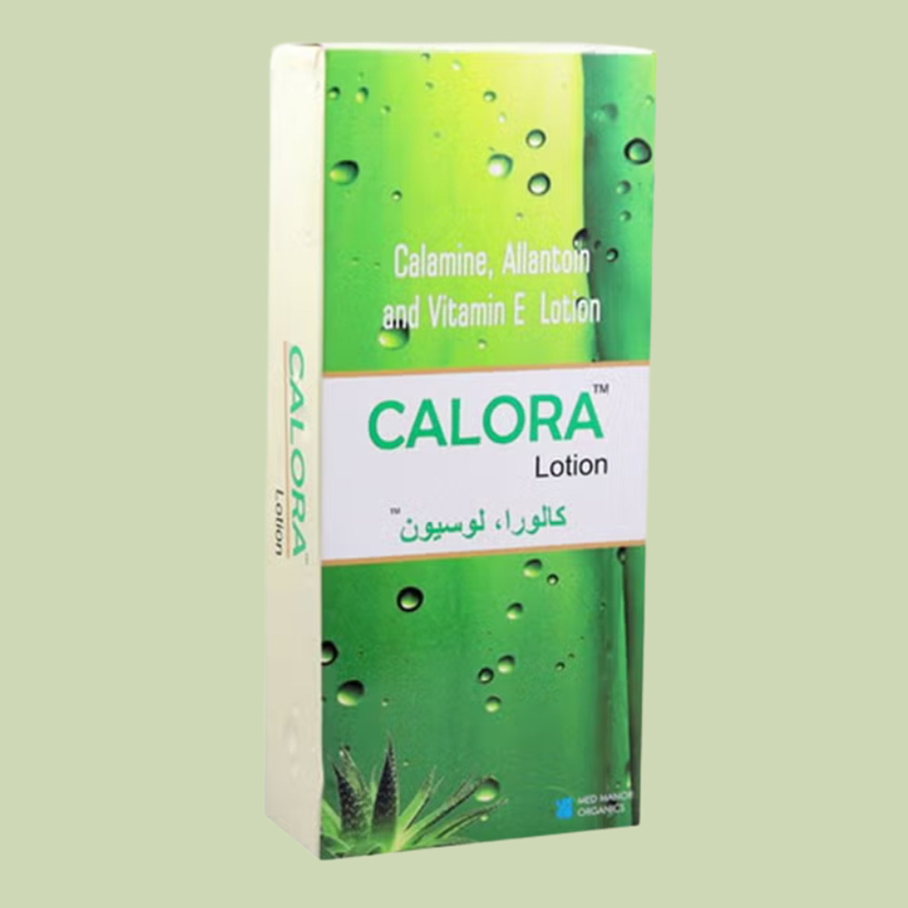 كالورا - لوشن الكالامين والألانتوين وفيتامين هـ - 100 مل