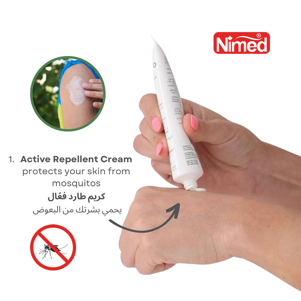 Nimed - 2-In-1 Mosquito Duo Repellent Cream - 40 ml