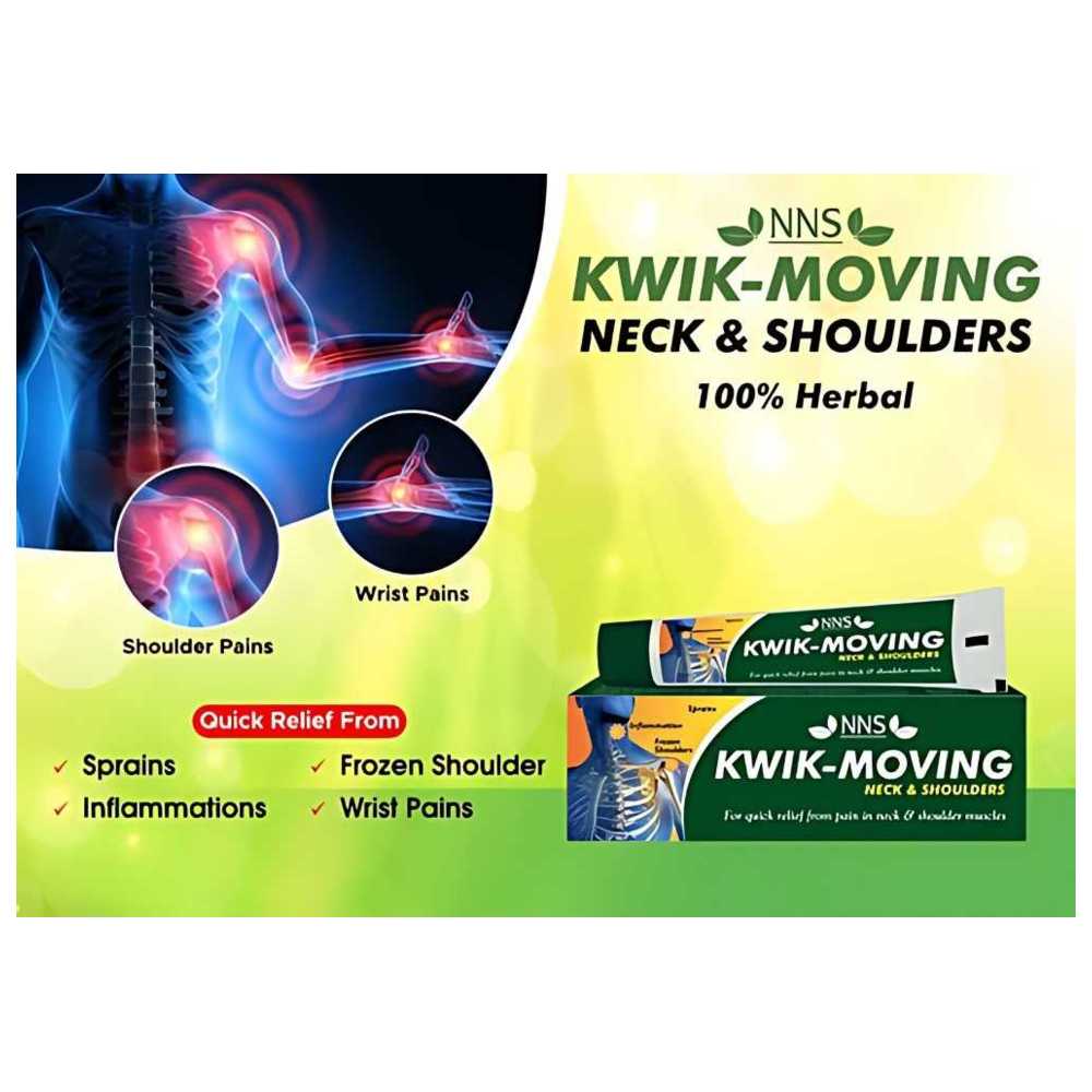 Nns - Kwik-Moving Neck & Shoulders Ointment - 50 gm