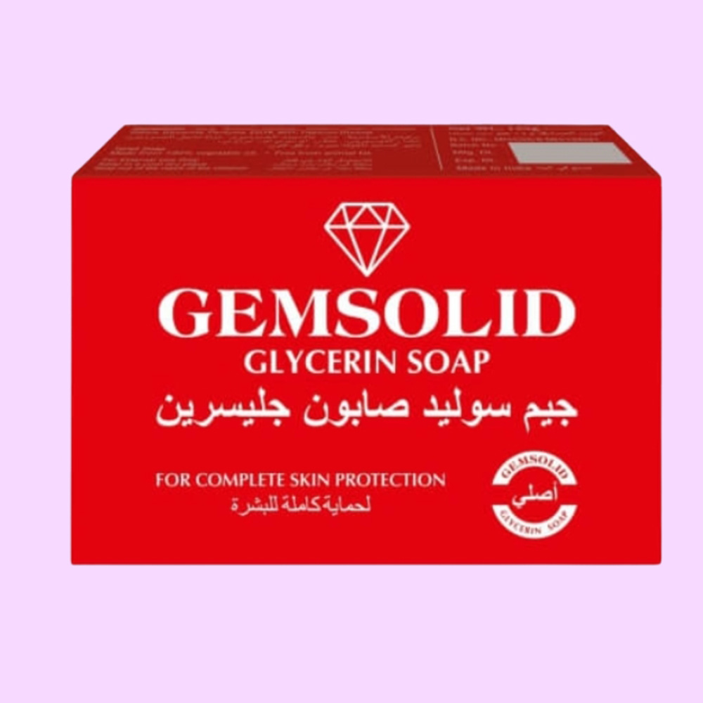 Gemsolid - Glycerin Soap - 125 gm