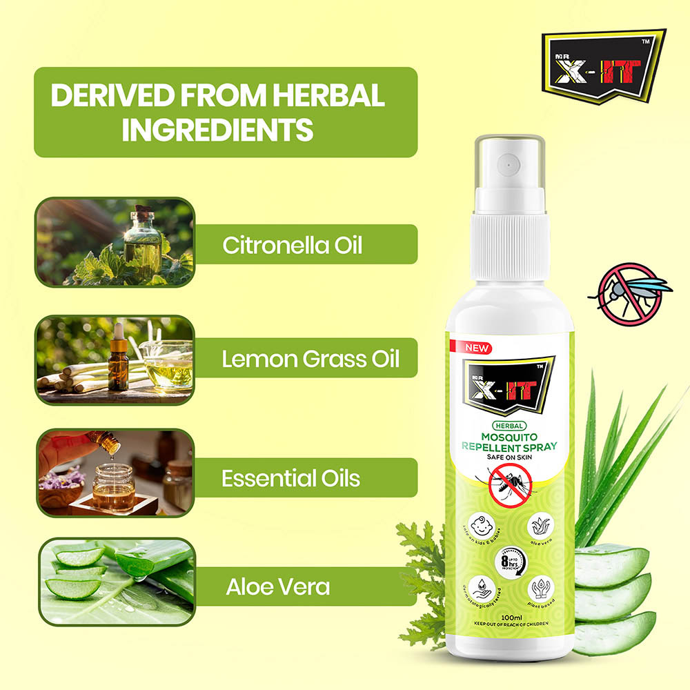 مستر إكس-إت - بخاخ طارد للبعوض - 100 مل