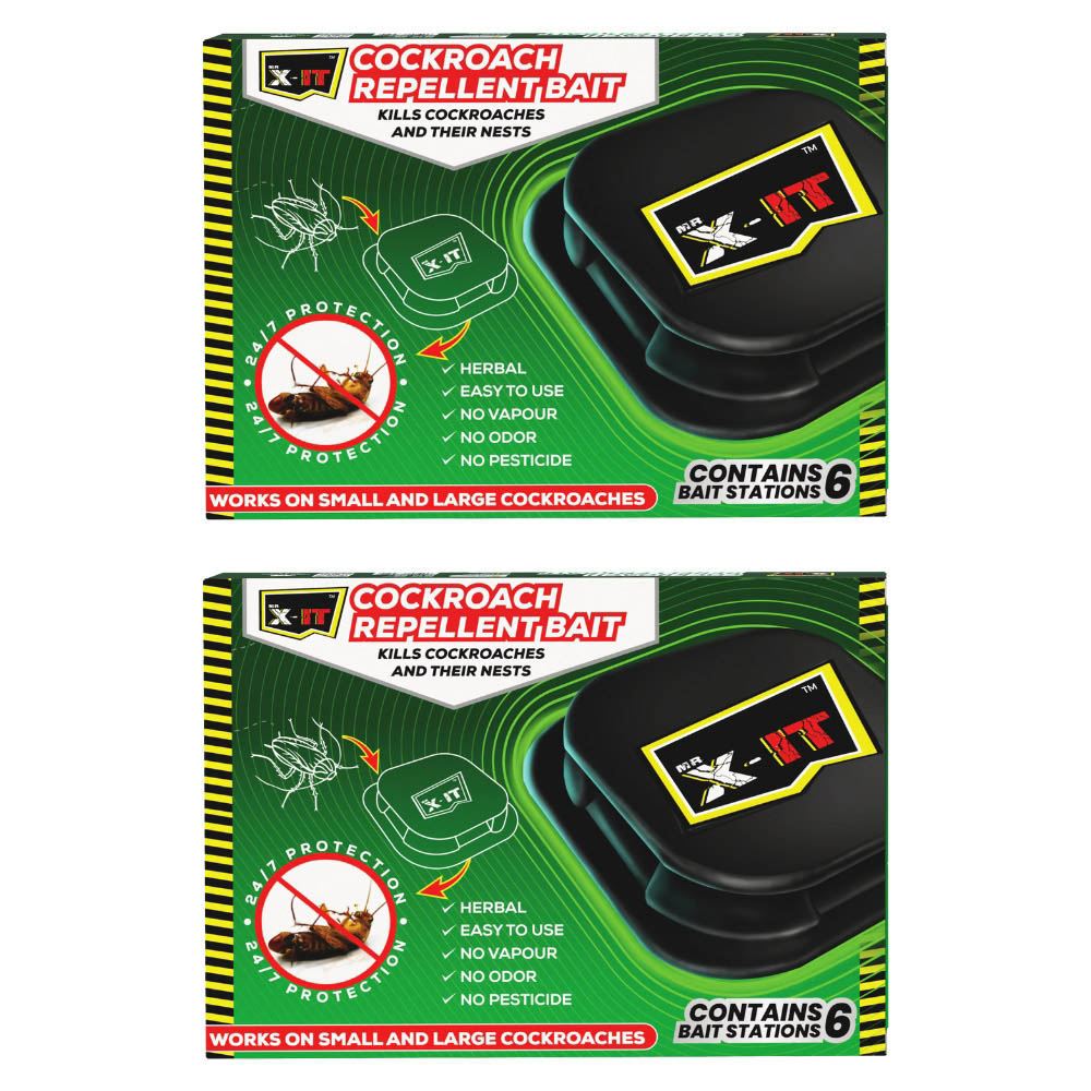 مستر إكس-إت - طعم طارد للصراصير - عدد 2 - عدد 12