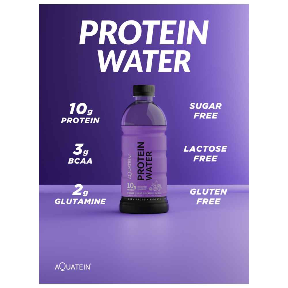 Aquatein - Protein Water With 10 gm Protein - Mix Berry - 500 ml