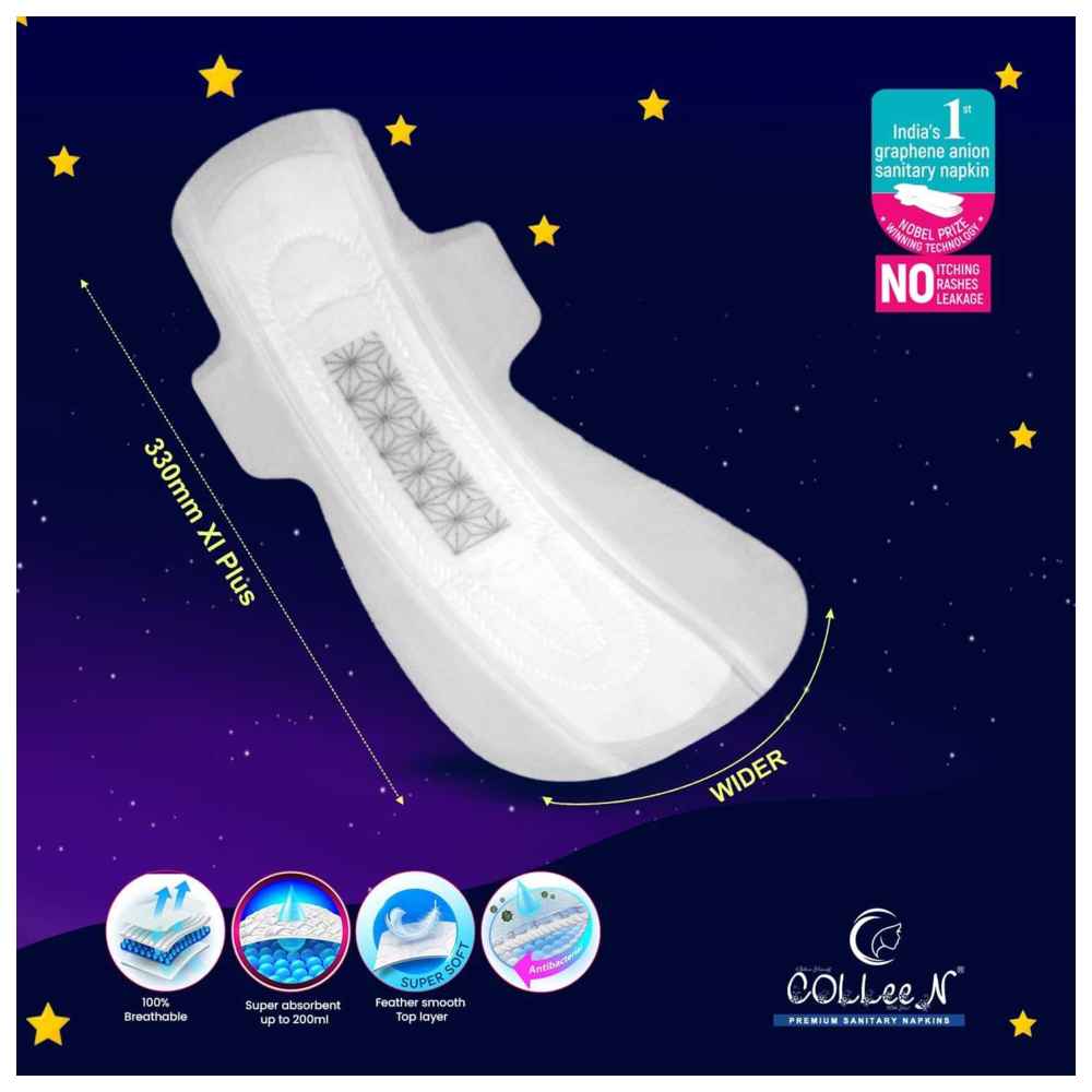 Colleen - Ultra Thin Premium Sanitary Napkin - XL+ - 6 Pcs