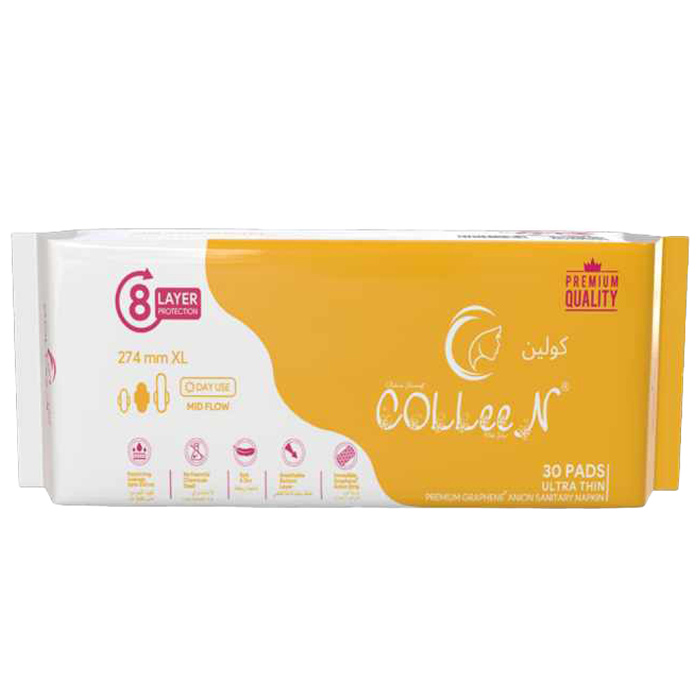 Colleen - Ultra Thin Sanitary Napkins - XL - 30 Pcs