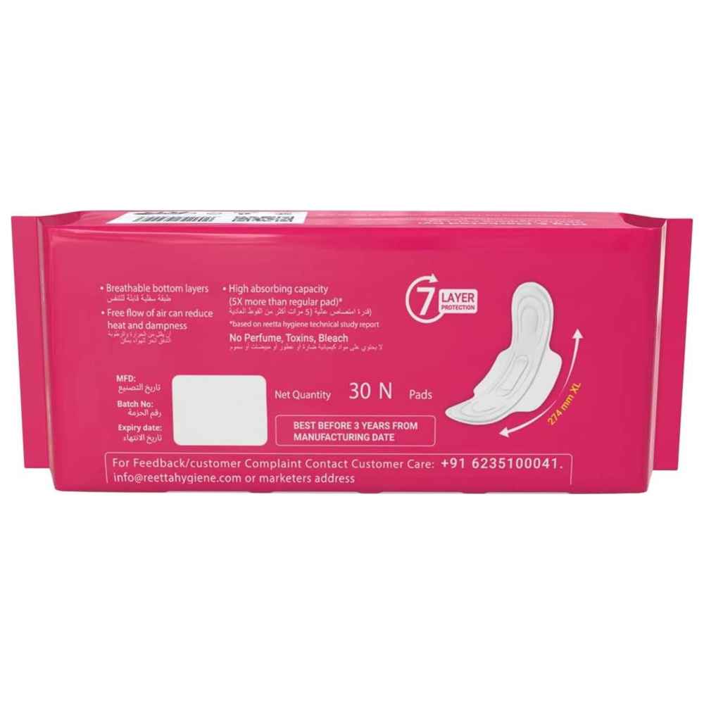 Colleen - Ultra Thin 100% Breathable Pads - XL - 30 Pcs