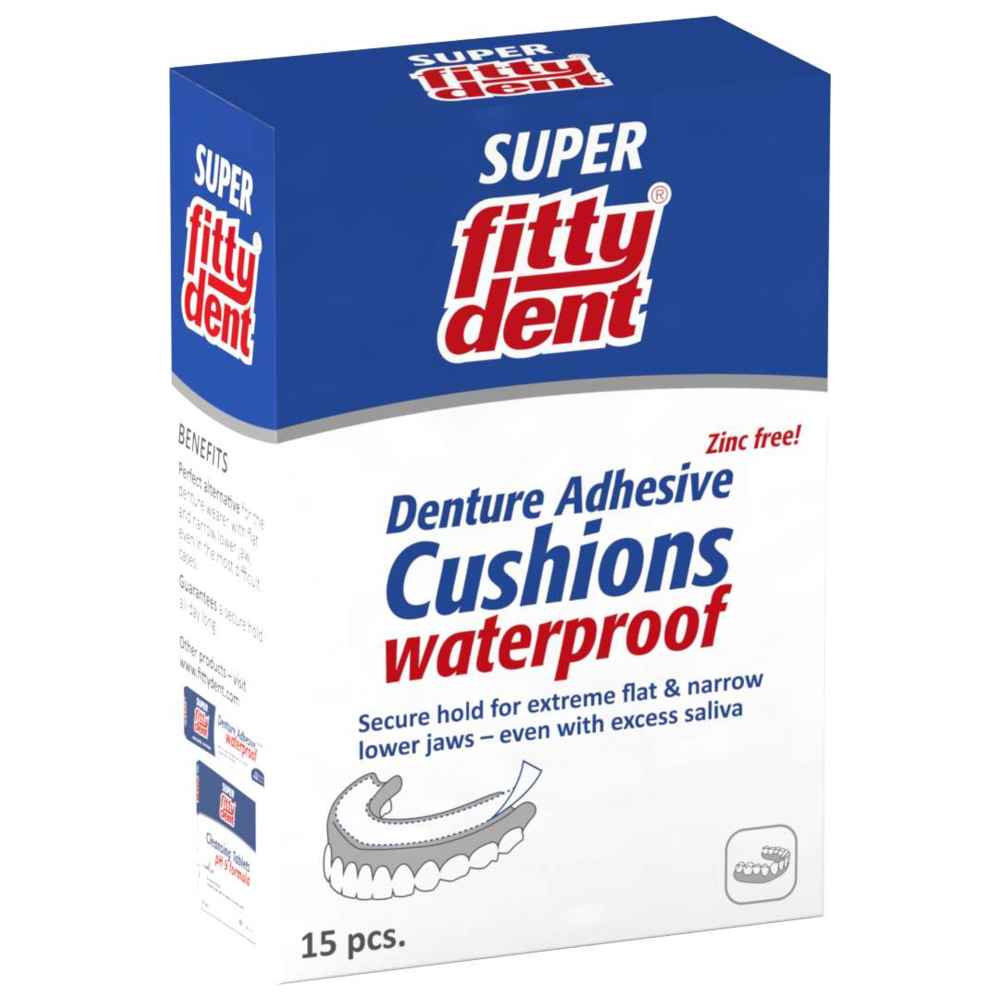 فيتيدنت - شرائط لاصقة فائقة لتثبيت طقم الأسنان - عدد 15