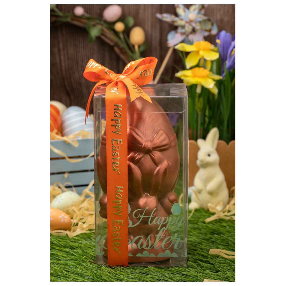 كيام - بيضة شوكولاتة فاخرة - محمولة من قبل الأرانب - 16 سم