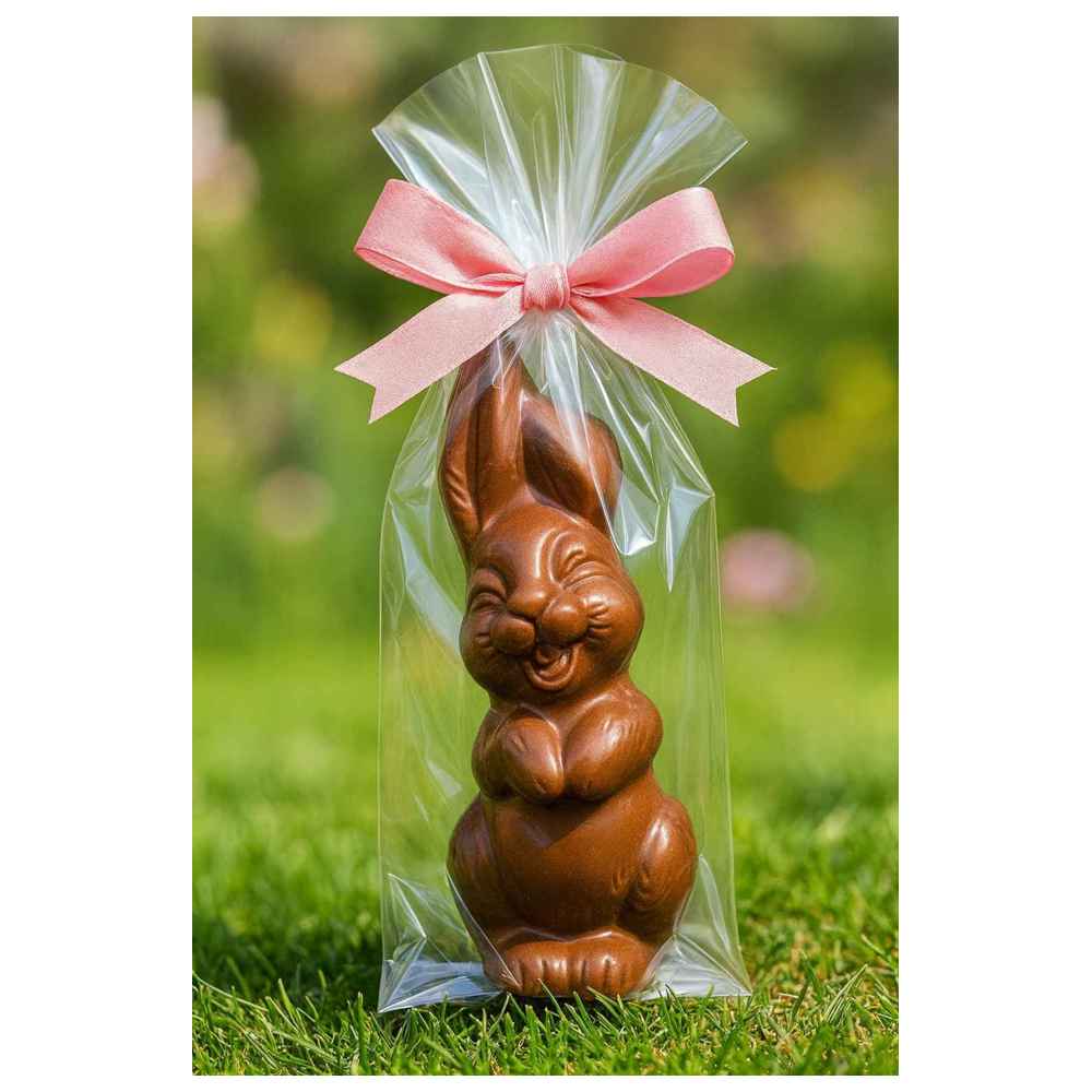 كيام - أرنب شوكولاتة فاخر واقف - 12 سم