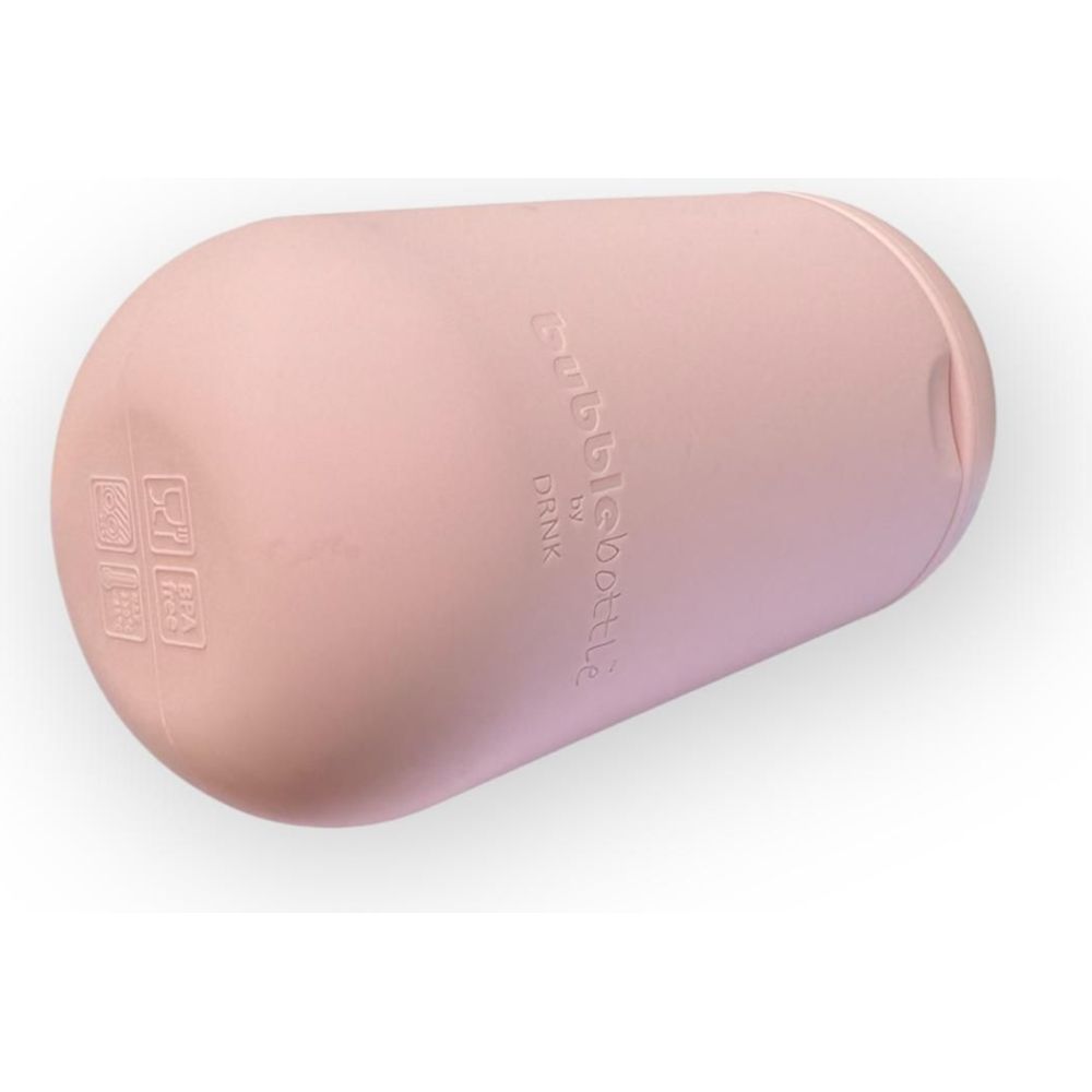 درنك - زمزمية بابل وكوب تدريب سيليكون للأطفال - حلوى - 350 مل