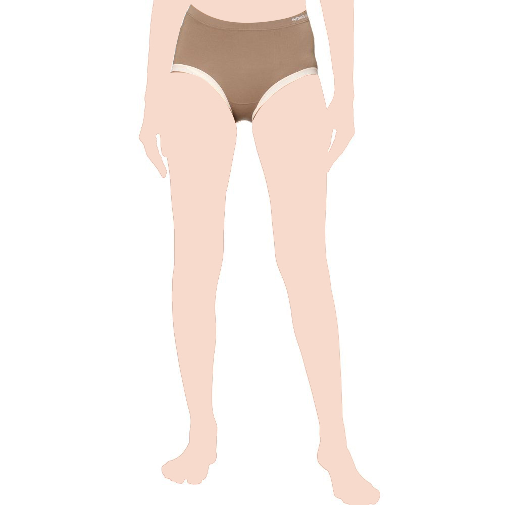 إنتيميتس ريإماجيند - سروال داخلي هايبيستر مضاد للبكتيريا من شجرة اليو - بني