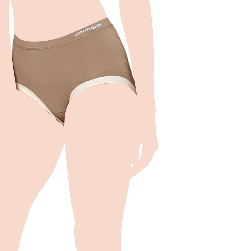 إنتيميتس ريإماجيند - سروال داخلي هايبيستر مضاد للبكتيريا من شجرة اليو - بني