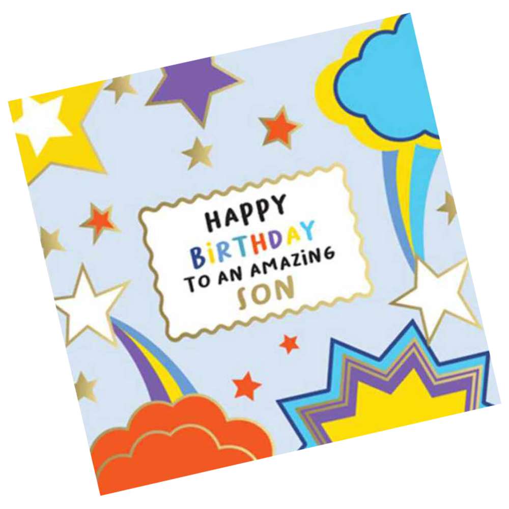Share The Love - Happy Birthday To An Amazing Son Greeting Card