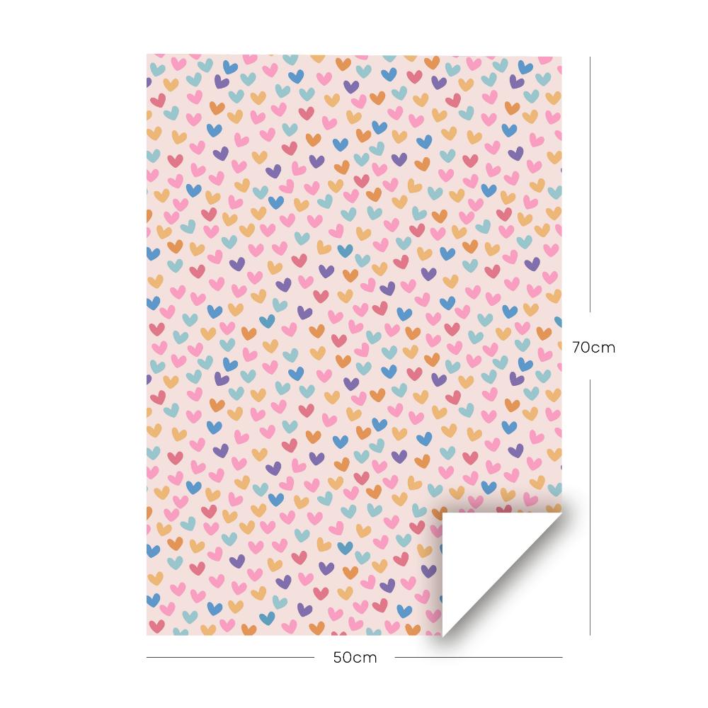 Share The Love - Gift Wrapping Paper Pack - Heart