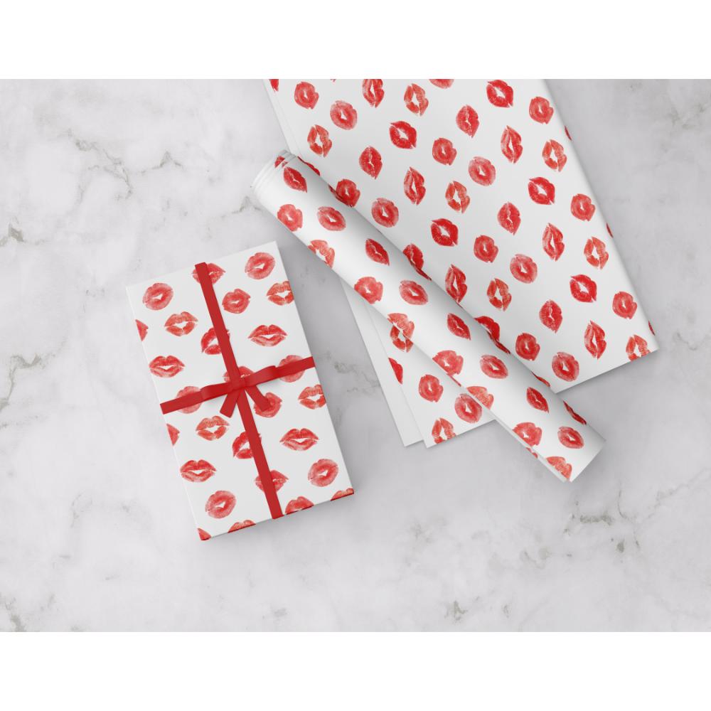Share The Love - Gift Wrapping Paper Pack - Kisses